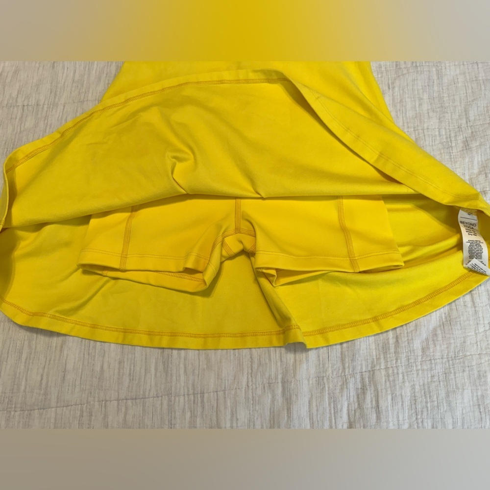 Beyond Yoga Spacedye Movement Dress Yellow Flower Heather Size XS - Picture 9 of 13